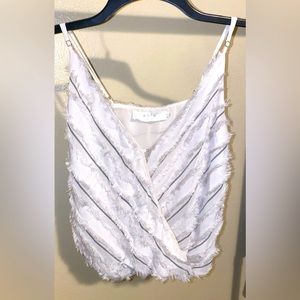 NWOT Astr The Label Fuzzy Camisole Blouse size S